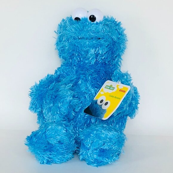 New w/Tag Gund Sesame Street-Cookie Monster Plush 12" - Picture 3 of 13